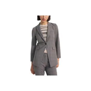 THEORY Business Suits Women's Black Plaid