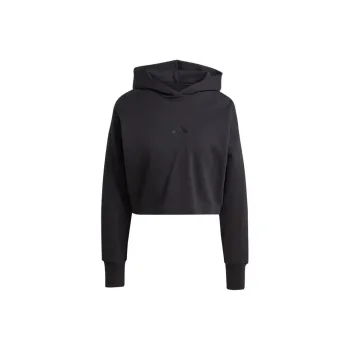 Adidas All Szn RENCH TERRY 3-STRIPES HOODIE Sweatshirt Women's Black
