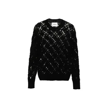 ISABEL MARANT ETOILE Joey Open-Knitted Crewneck Jumper