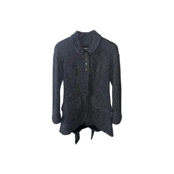 CHANEL 20 Early Spring Show Style Jackets & Coats Women's Black
