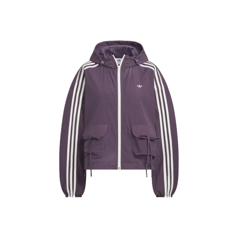 Adidas Originals WINDBREAKER Jacket Women's Dark Violet-0