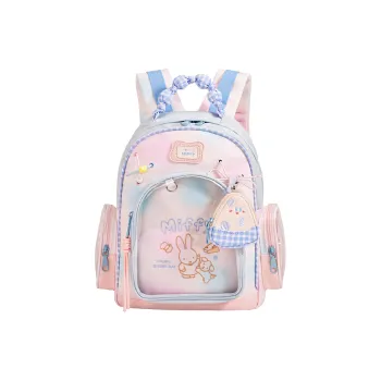 Miffy Fabric Backpack Women's Pink Blue/White Yellow