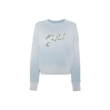 AMIRI Sweatshirt Women's Light Blue