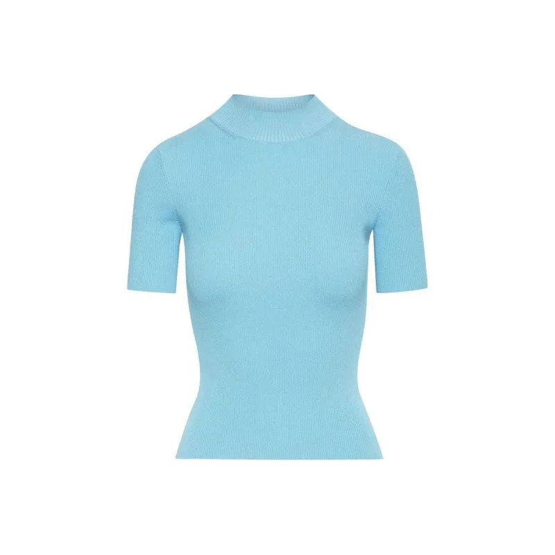 Oscar De La Renta Ribbed knit Silk blend Top-0