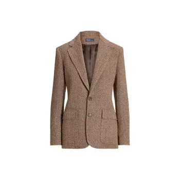 Polo Ralph Lauren SS23 Business Suit Coat Women's Brown