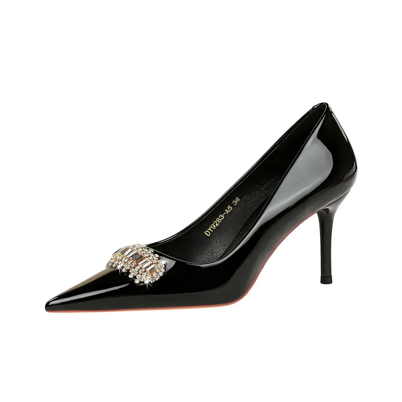 GOSO Slim Heel High Heels 7CM Women's-0