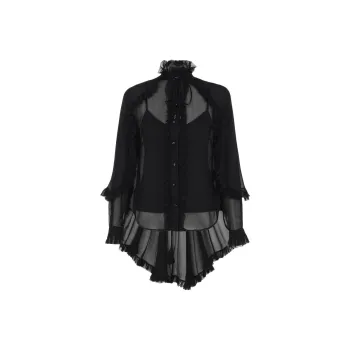Zimmermann Illuminate Cape Shirt