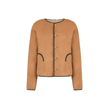 Blazé Milano Reversible Shearling Bolero Jacket
