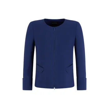 EMPORIO ARMANI Ottoman Jersey Zip up Jacket
