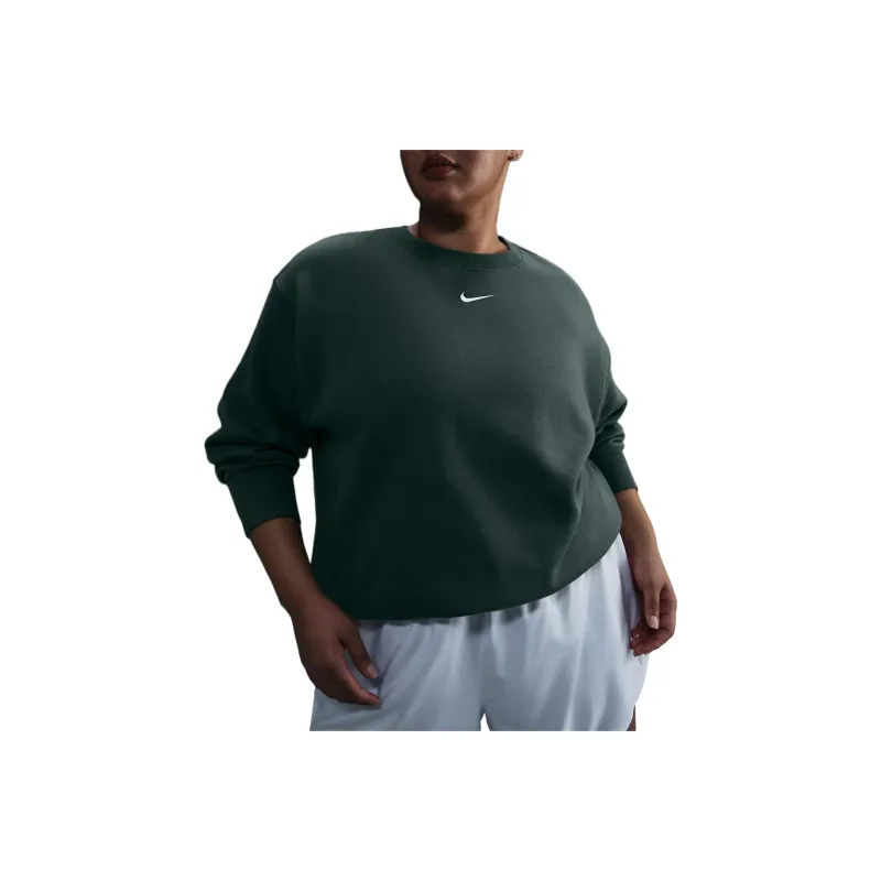 Nike Sportswear Phoenix Fleece Women's Oversized Crew-Neck Sweatshirt Sweatshirt Women's Vintage Green/Sail-0