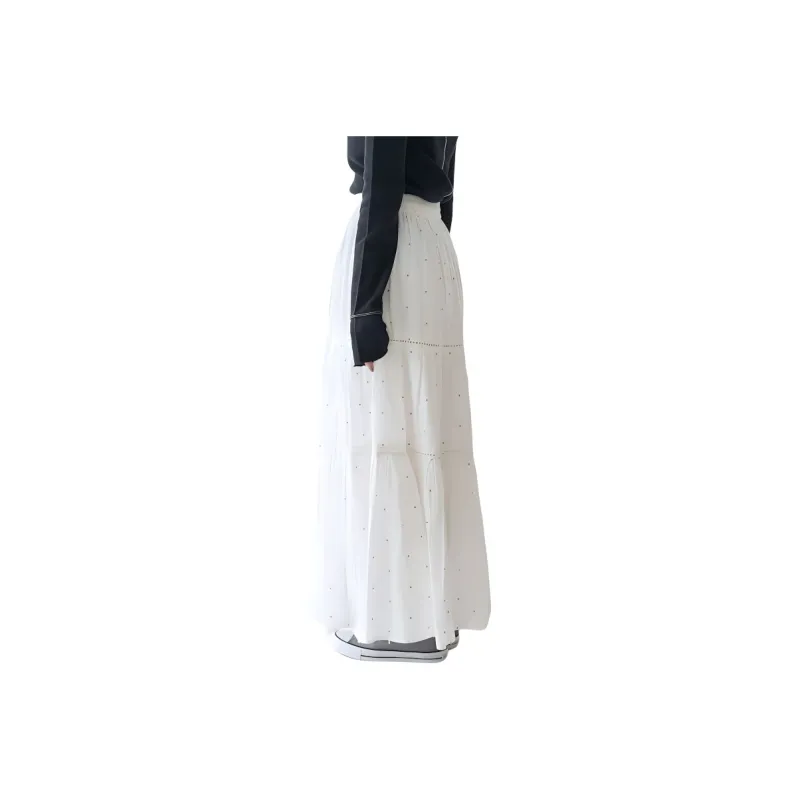 FREAK'S STORE Casual Long Skirt Women's White-2