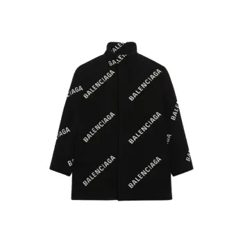 Balenciaga Coats Women's Black