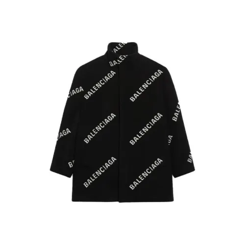 Balenciaga Coats Women's Black