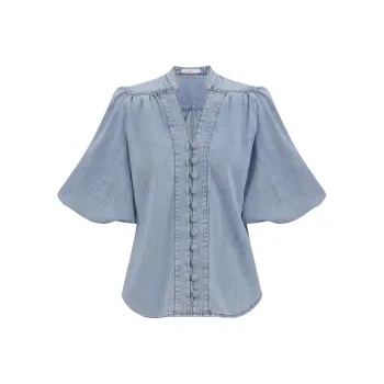 Zimmermann Denim Blouse