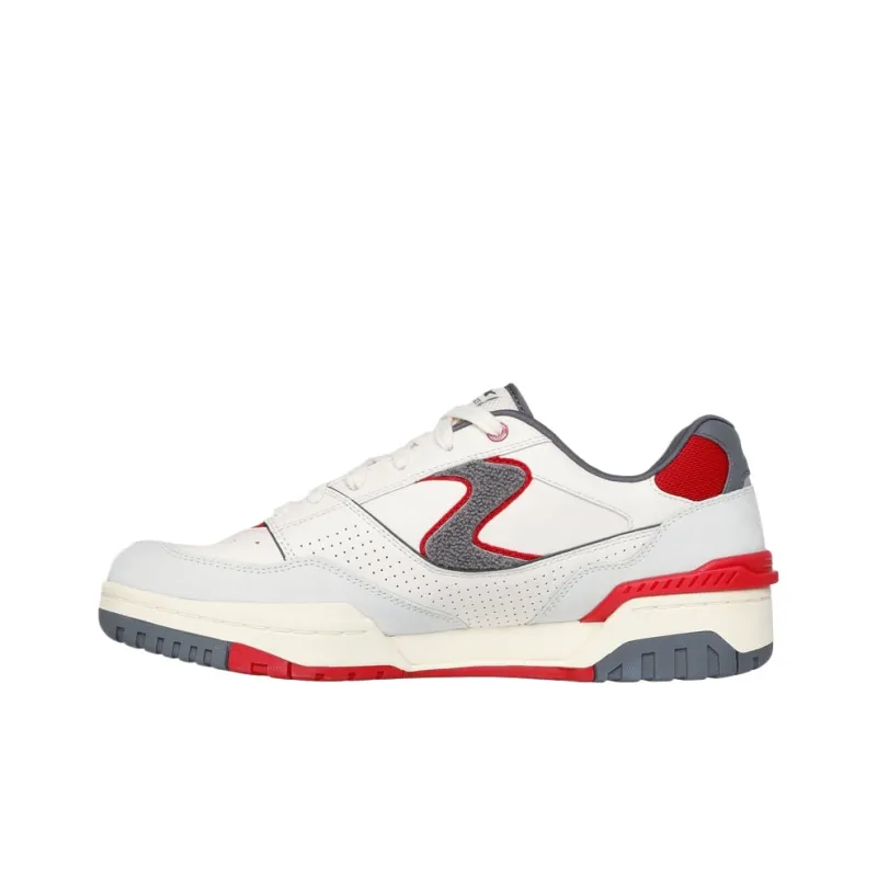 Skechers S 1992 Low Top Casual Shoes Men's White Red-4