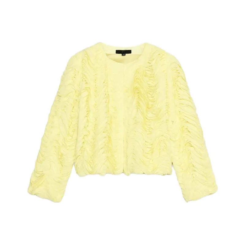 ZARA Jackets & Coats Women's Yellow-0