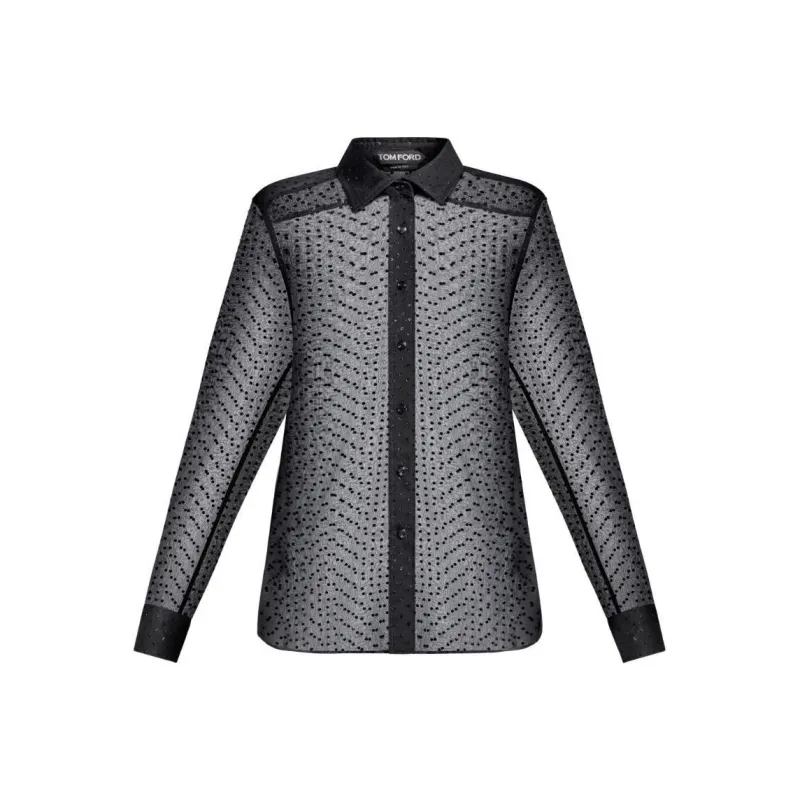 TOM FORD SS24 Shirt Women's Black-0