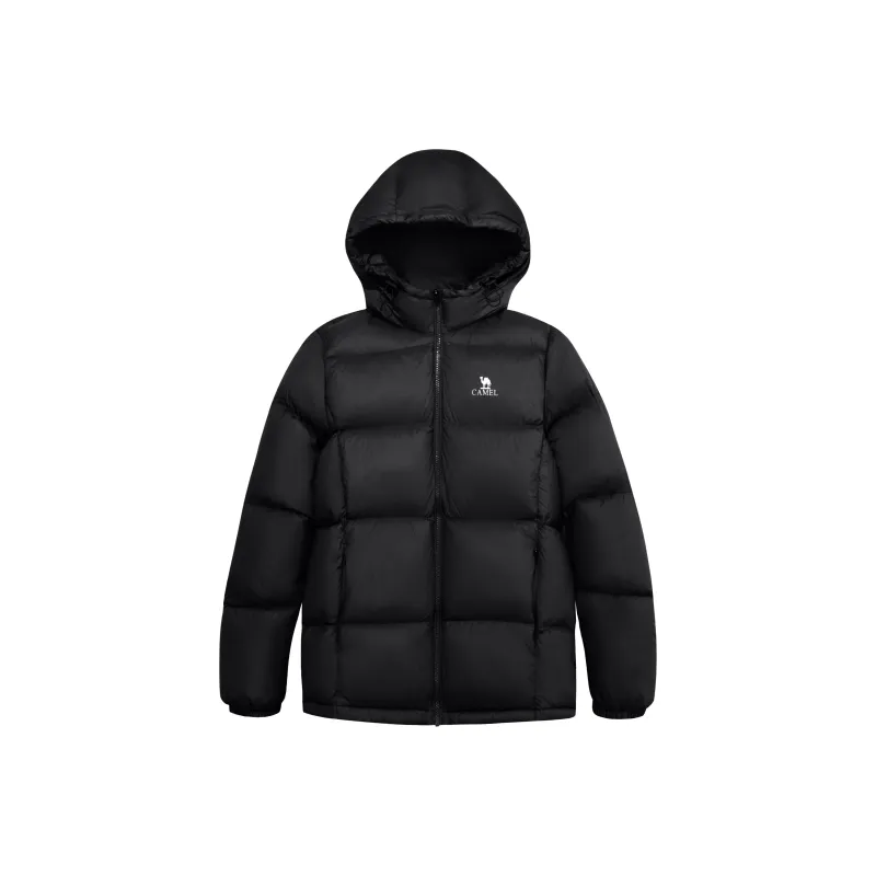 CAMEL Warm Fleece Series Down Jacket Women's Black-0