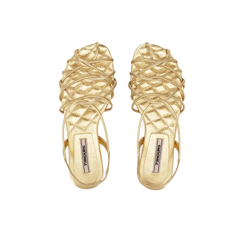 73Hours Alkaline Water Knot Roman Sandals Women's-4