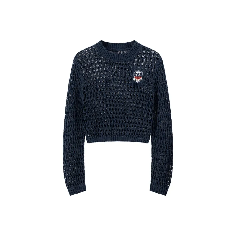 CHUU Knitwear Women's Navy Blue-0
