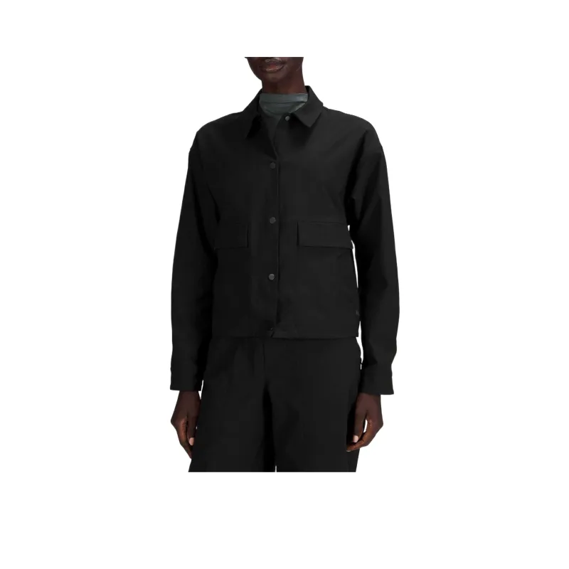 Lululemon LAB Collection Snap Front Jacket Women's Black-0