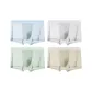Slate Blue+Pearl Gray+Light Emerald Green+Tea Umber[120S Cool Ice Silk 10A Antibacterial]
