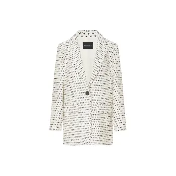MO&CO Business Suits Women's White With Black Dot Color