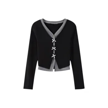 PAIN OR PLEASURE Knitwear Women's Black Gray