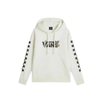 Vans FOLIAGE BOYFRIEND FIT PULLOVER HOODIE Sweatshirt Women's White