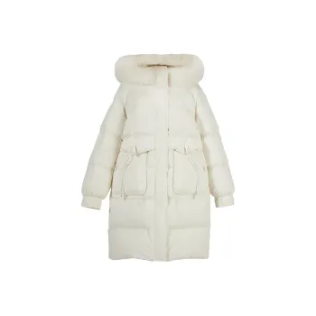 XIANGYING Down Jacket Women's Beige