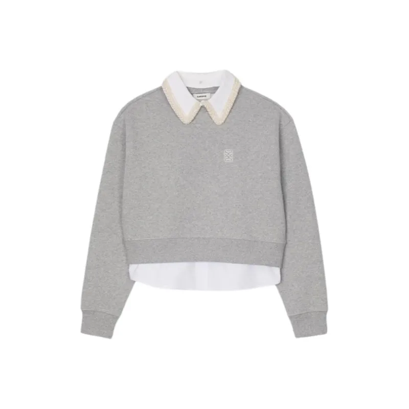 Sandro Layered Sweatshirt-0