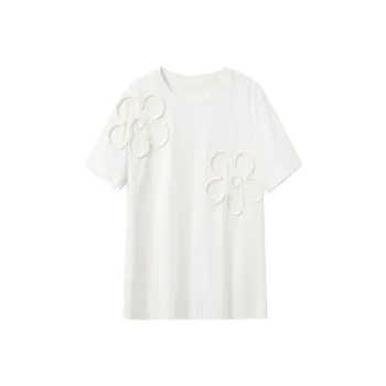 3COLOUR T Shirt Women's Pearl White