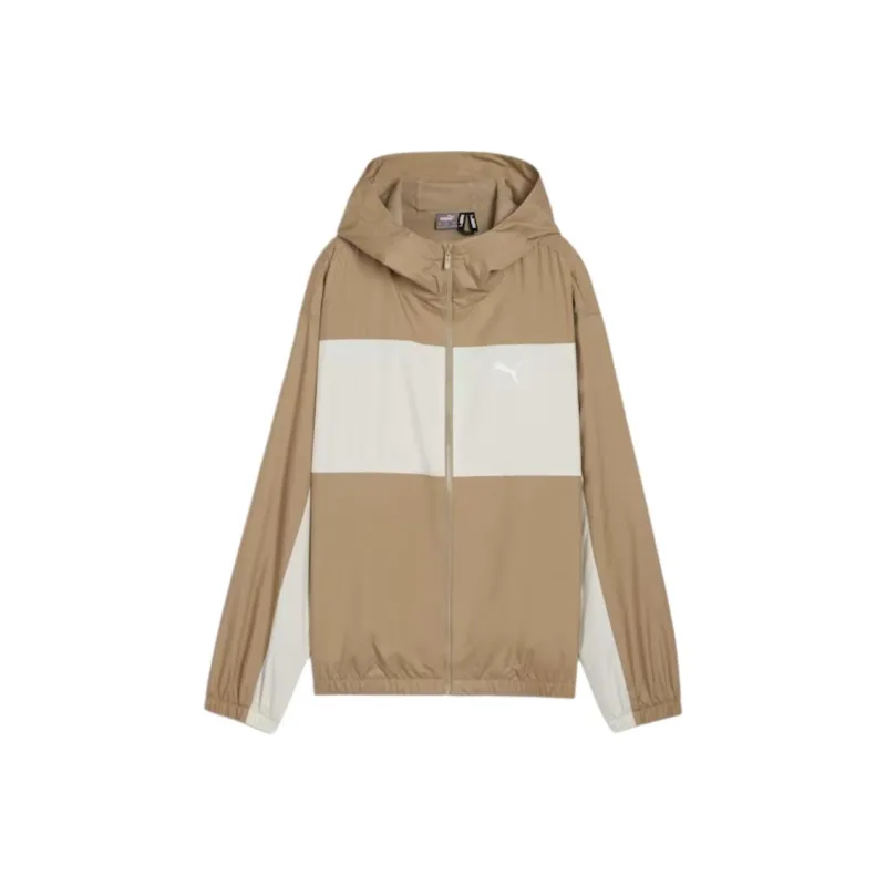 PUMA WINDBREAKER Lined Jackets Coats Women's Oak Branch-0