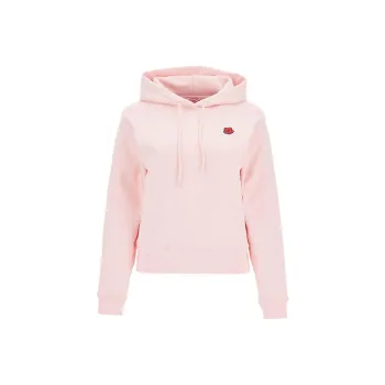 KENZO Logo Patch Drawstring Hoodie