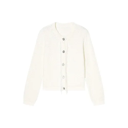 YINER GoodLand Knitwear Women's Ecru