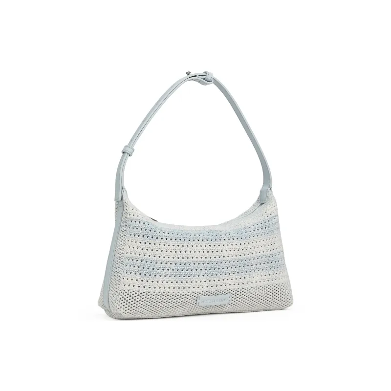 CHARLES&KEITH PU, Textile Mixture Crossbody Bag, Shoulder Bag Trumpets Women's Multicolor-6