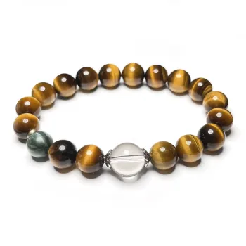 CUIJING Natural Tiger's Eye Stone Bracelets Unisex
