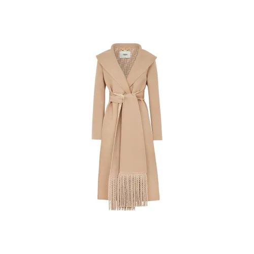 FENDI Coats Women's Khaki