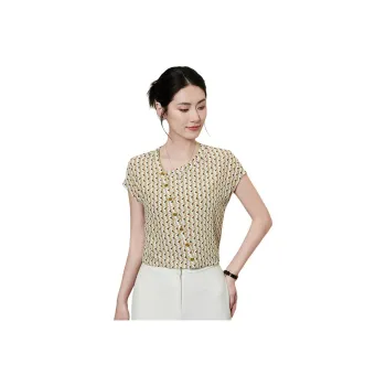 Yi Mengyuan Short Sleeved Silk Shirt Women's