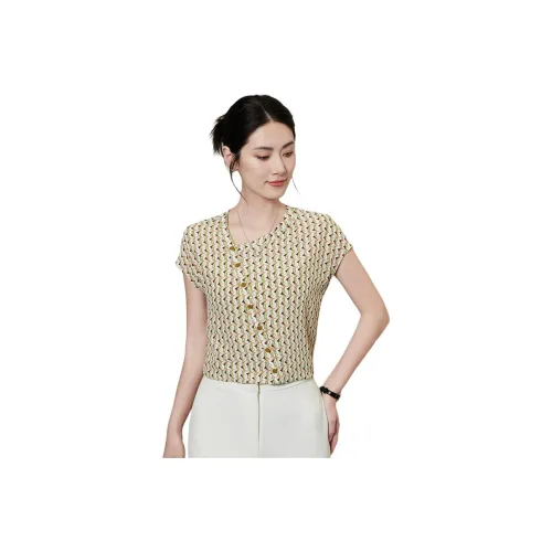 Yi Mengyuan Short Sleeved Silk Shirt Women's