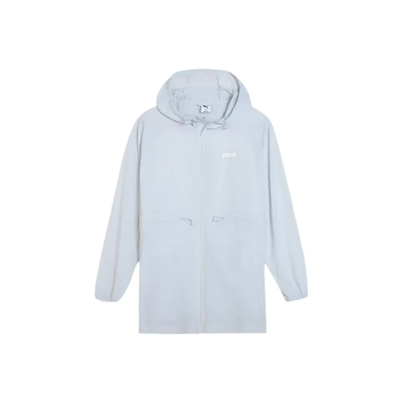 PUMA Basic ESS UV FULL ZIP Jacket Women's Silver 42-0