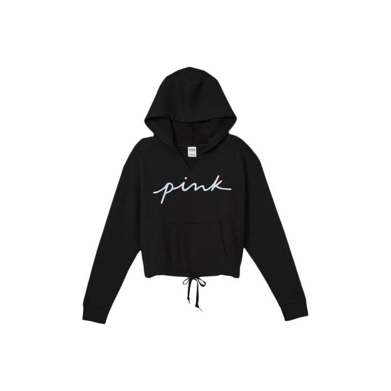 Victoria's Secret PINK Sweatshirt Women's Black-0