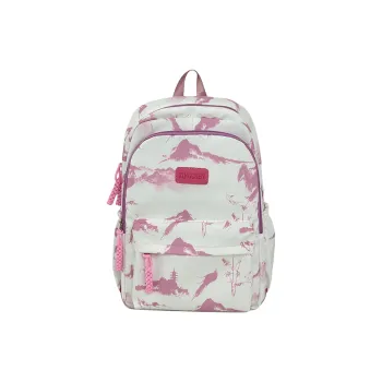 Tibai Nylon Backpack Regular Unisex Pink/Red/Black/Gray/Green
