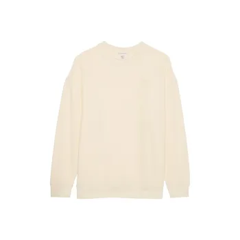 Victoria's Secret Brushed Modal Fleece Crewneck / CANDLELIGHT Sweatshirt Women's Candlelight White