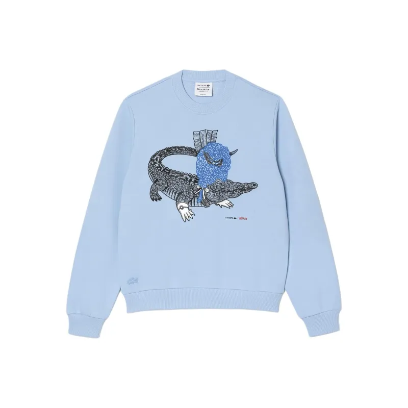 LACOSTE Sweatshirt Women's Blue-0