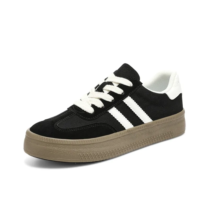 OUGLEMEN Slip Resistant, Abrasion Resistant, And Balanced Low Top Skateboard Shoes Men's-2