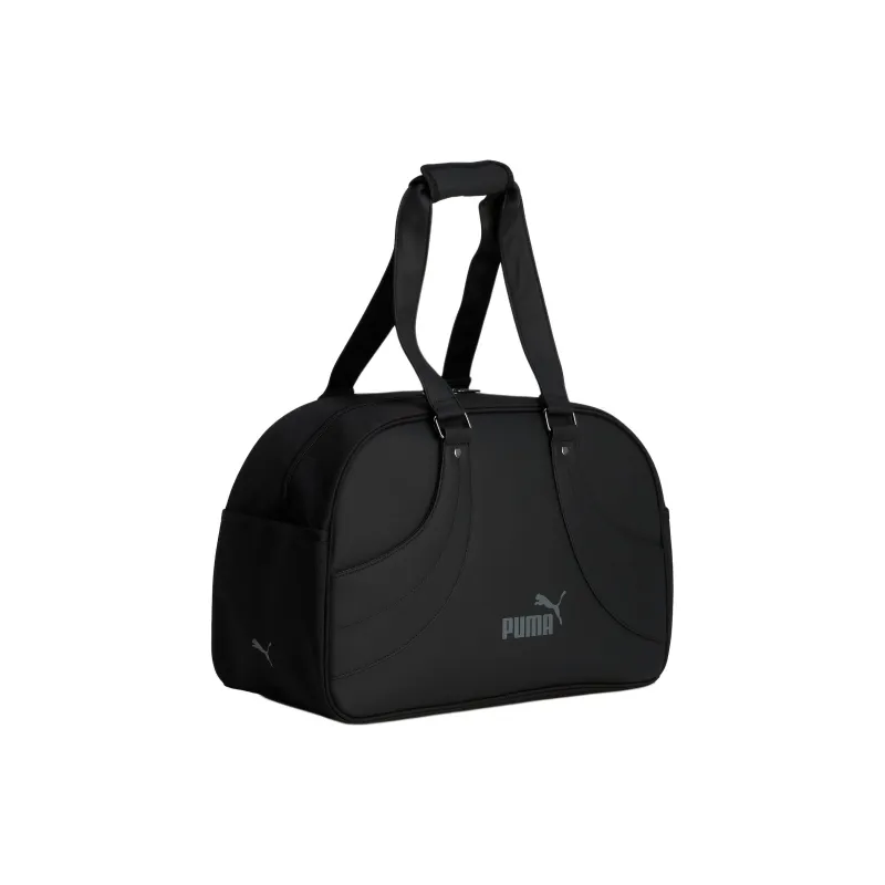 PUMA Synthetic Leather Boston Bag Travel Bag Unisex Black-1