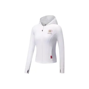 Anta x ROXY Life Collection Jackets & Coats Women's Snowflake White