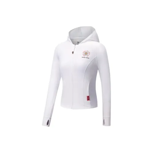 Anta x ROXY Life Collection Jackets & Coats Women's Snowflake White