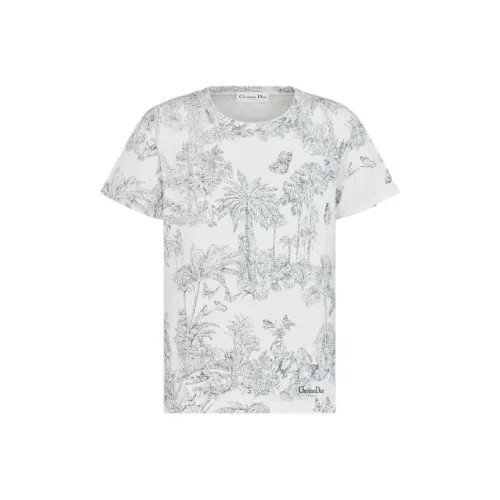 DIOR Dioriviera Regular T Shirt Women's White Blue